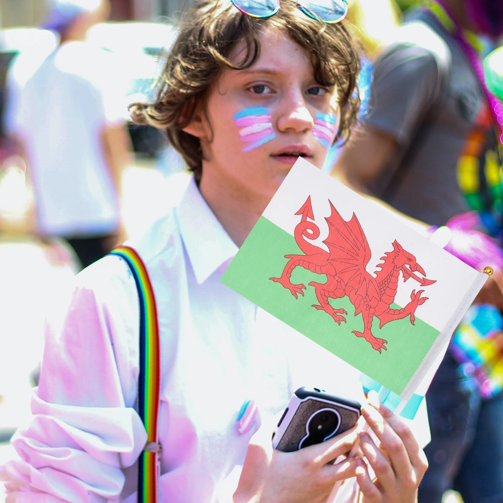 Bandiere per agitare le mani da 20 pezzi 14x21 cm Poliestere premium Portatile Squisita fattura Piccolo sfilata