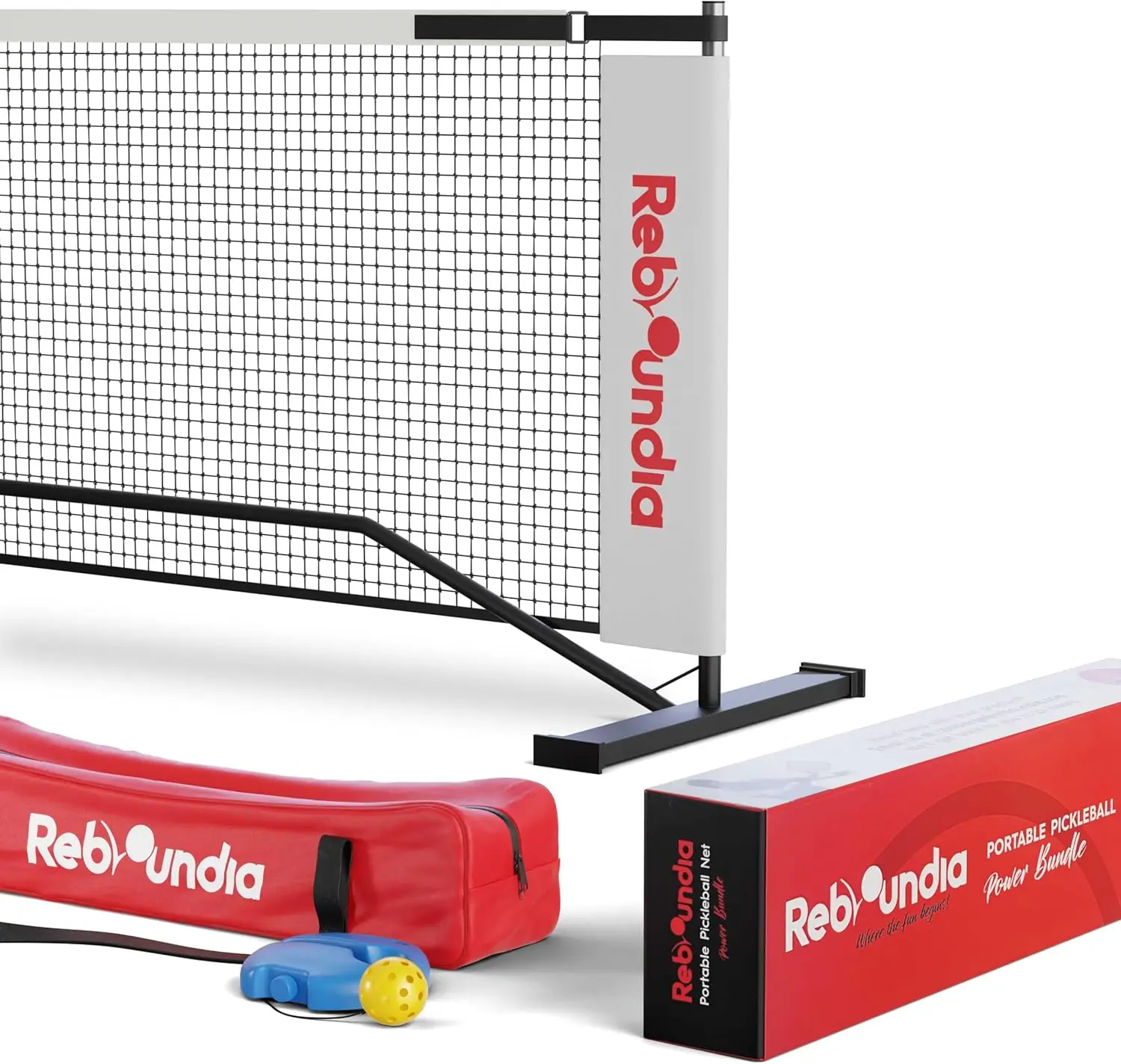 

Portable Pickleball Net System - Regulation Size for Indoor & Outdoor Use, Durable Lightweight