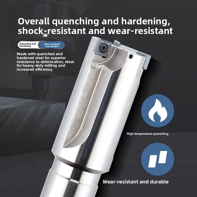 HMEF Countersink Milling Cutter Shank CNC Spot Facing End Mill Arbor Flat Bottom Boring Bar for SPMG Inserts