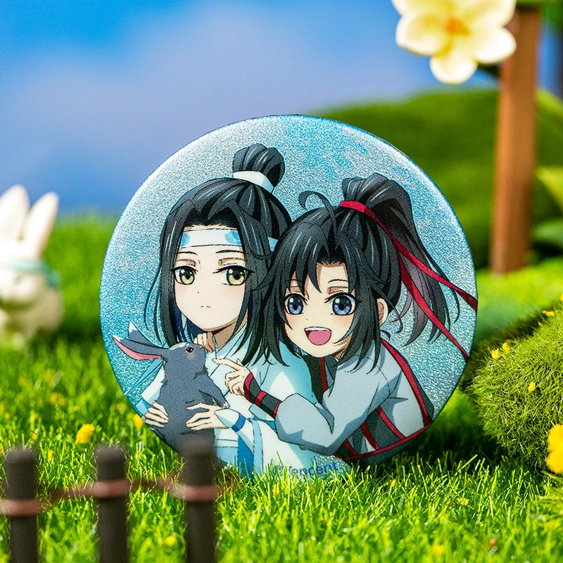 Anime grandmaster de cultivo demoníaco wuxian wangji mdzs bonito kite cena acrílico suporte modelo placa cosplay mesa decoração brinquedo