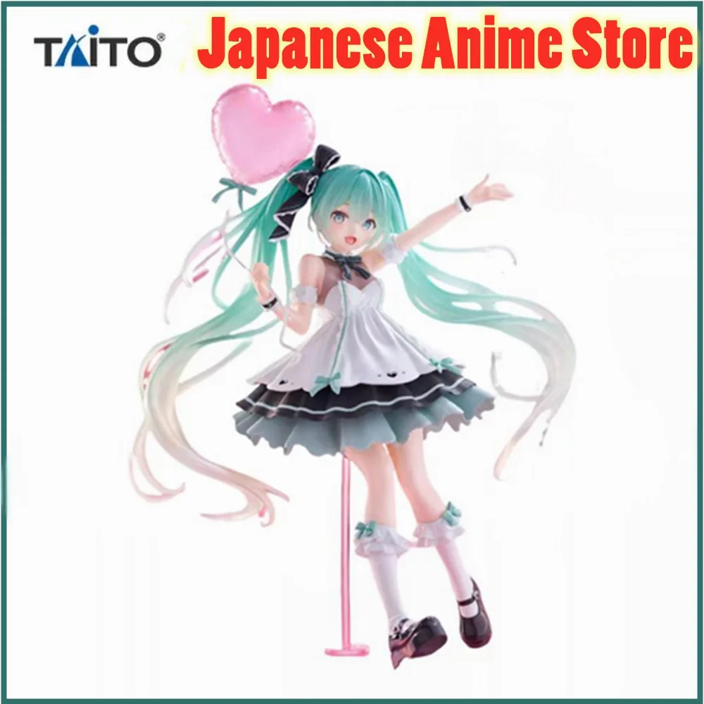 オリジナルタイトーアニメフィギュア初音ミクアーティストマスターピース-amp-誕生日-2025-パーティー版アクション置物おもちゃコレクターモデル