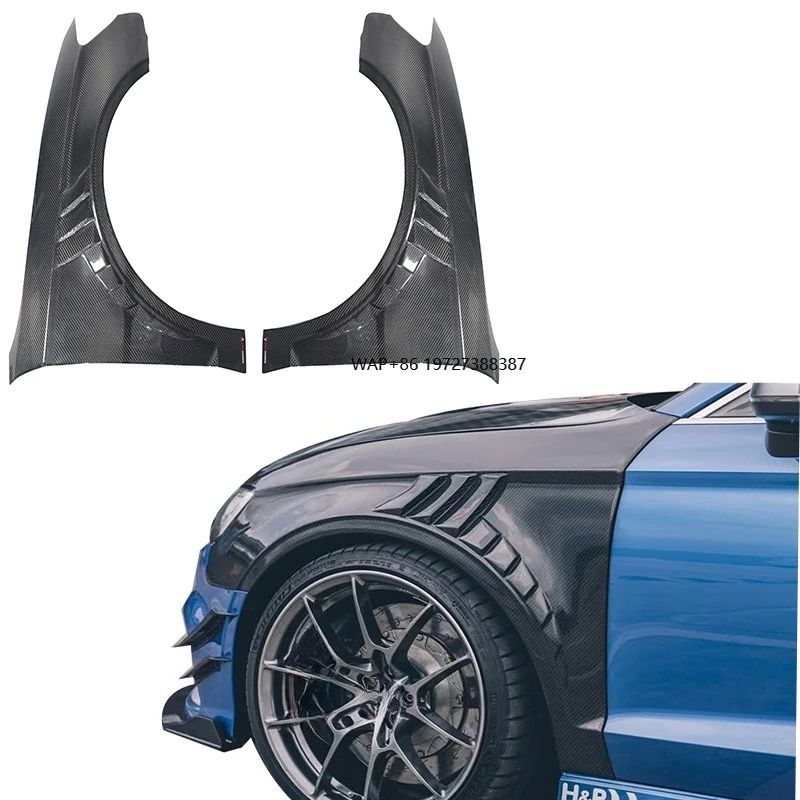 

New Design A3 S3 RS3 Dry Carbon Fiber Car Fenders Auto Front Wheel Inner Fenders for A3 S3 RS3 Sedan 2017-2019