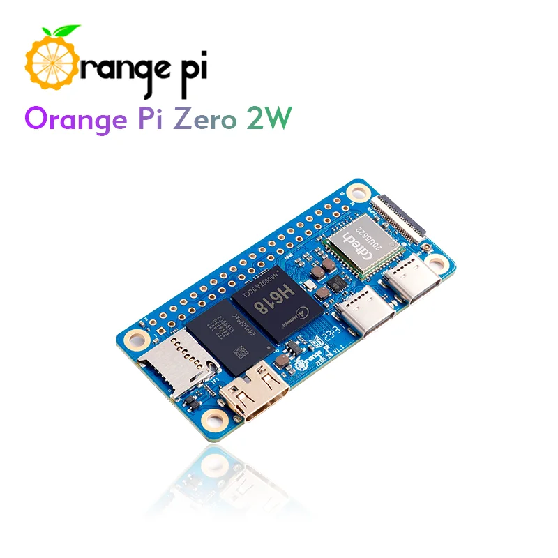 

Orange Pi Zero 2 W Development Board DDR4 Mini PC Allwinner H618 Orange Pi Zero 2W WiFi Bluetooth BLE Single Board Computer