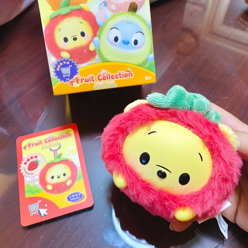 本物の Miniso Ufufy フルーツコレクションビニールぬいぐるみサプライズミステリーボックスガレージキットペンダント飾りコレクションおもちゃガールギフト