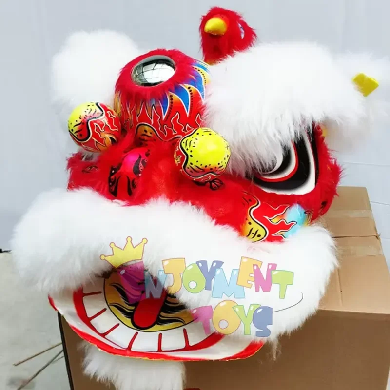 Traditional Chinese Lion Dance Head Costume Prop for Festival Celebration Performance High Quality Fabric Vibrant Colors