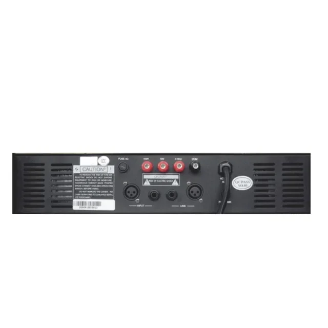 M Single Channel 2u Booster Amplifier Professional Booster Audio Power Amplifier with Led Status Indicators