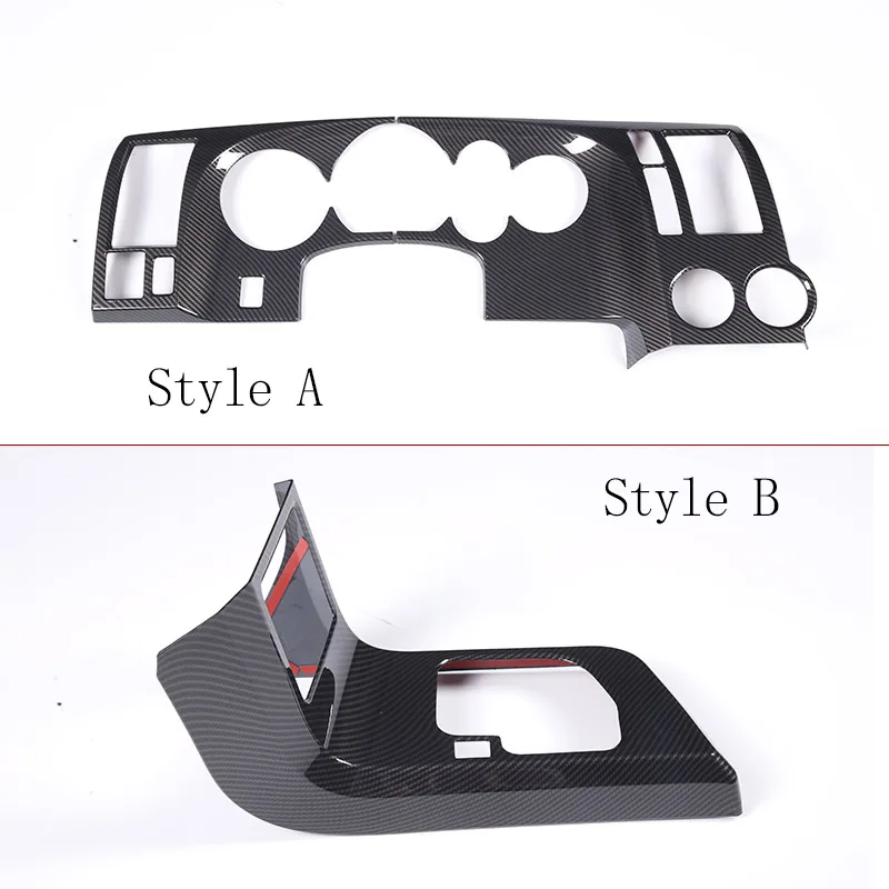 For Toyota Tundra 2007-2013 ABS Central Control Gear Shift Panel Frame Gauge Panel Tachometer Panel Decorative Cover Sticker