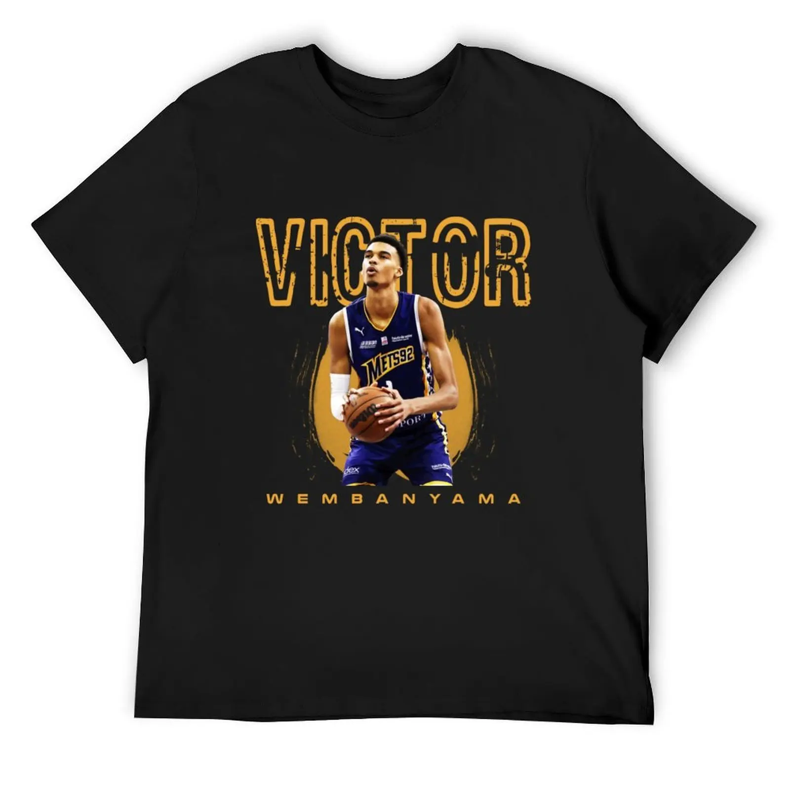 

Spurs Victor Wembanyama Vintage 90s T-Shirt vintage graphic tee Anime t-shirt luxury clothes men
