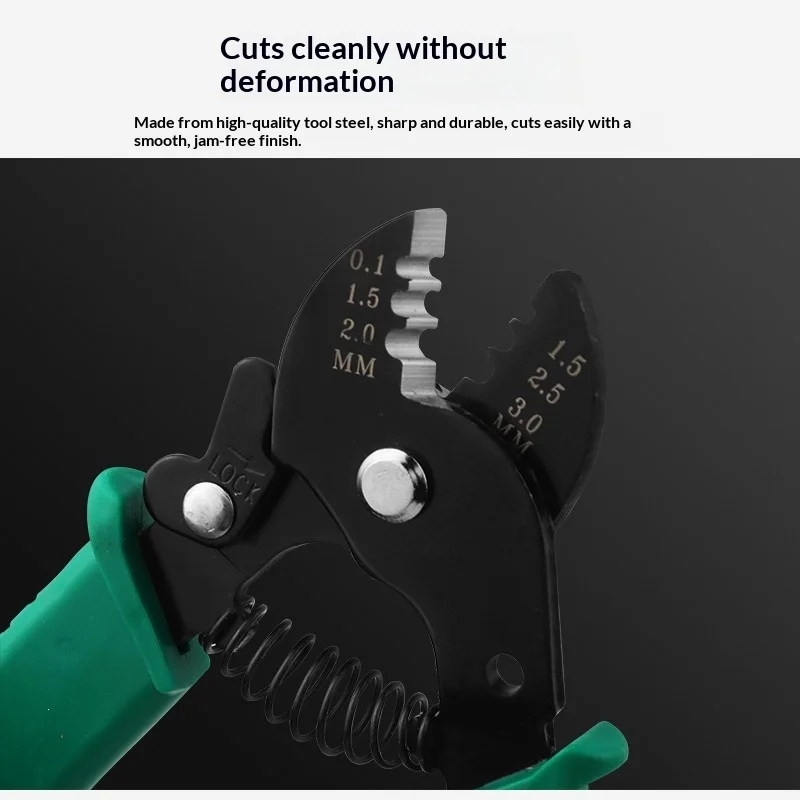 Capillary Tube Cutter Refrigeration Copper Pipe Cutting Pliers for 0.1-3mm Copper Tubing Precision Tool for Metal Cutting