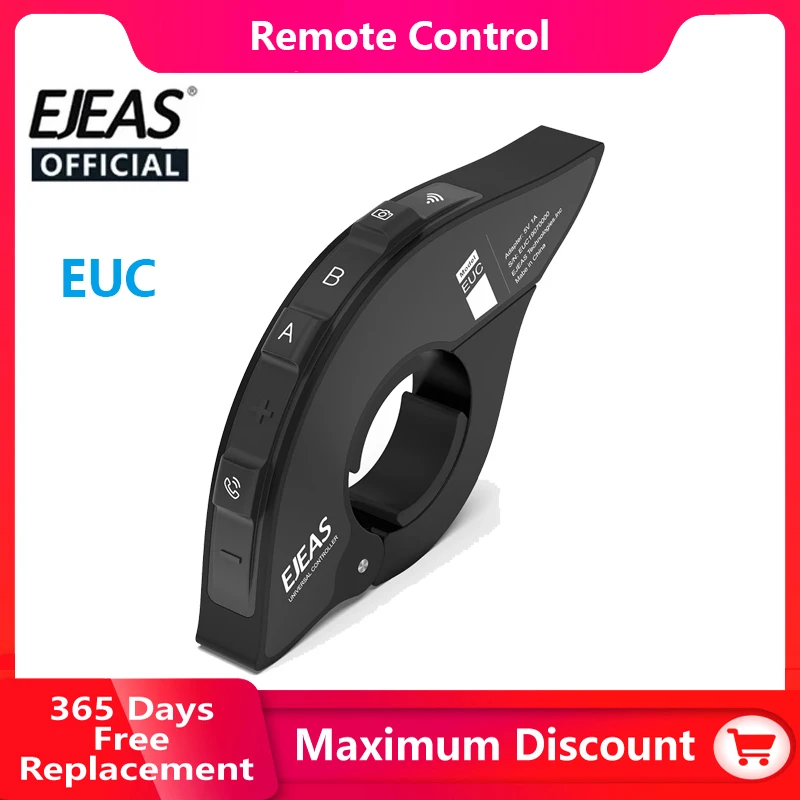 EJEAS EUC Motorcycle Handlebar Grip Remote Control Controller for Q8/Q7/Q2/MS8/MS20/K1/K1PRO/K1PRO+/V4 Plus/V7/V6 Pro+