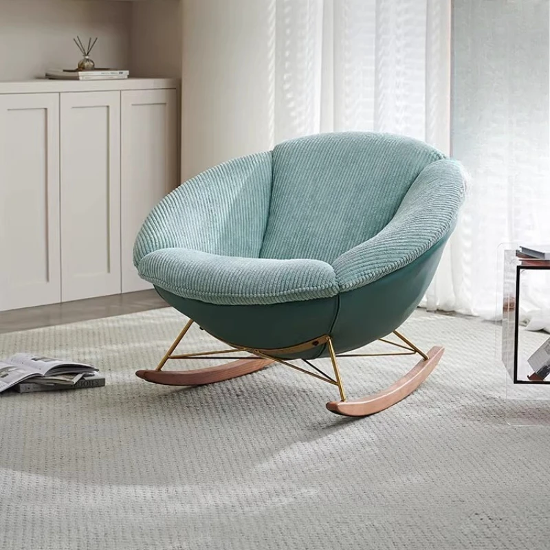 

single rocking chair Nordic home living room lazy recliner adult lounge chair