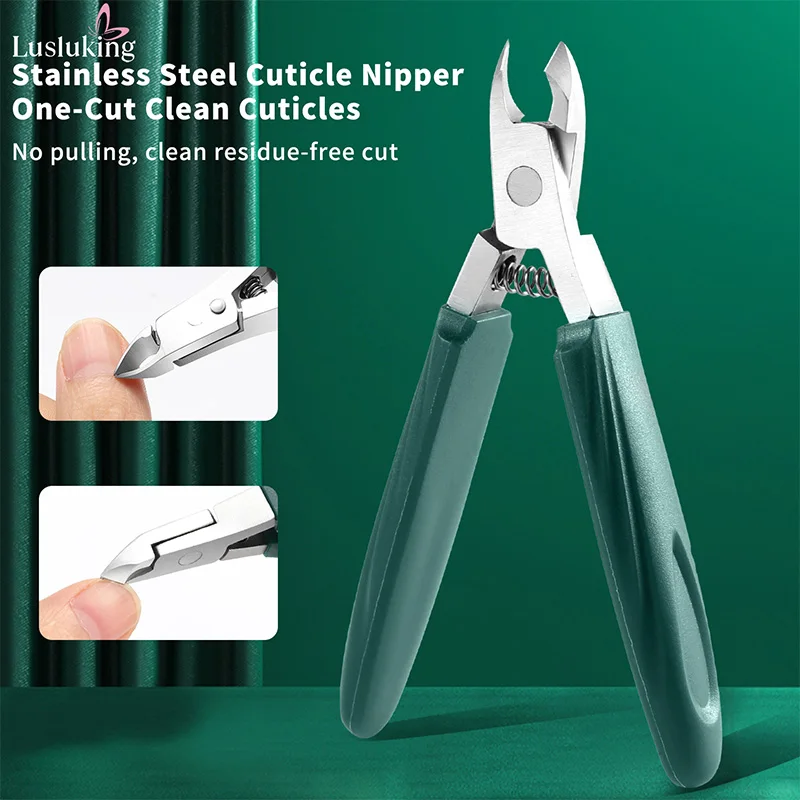 Cuticle Scissor 5mm Jaw High-density Stainless Steel Dead Skin Trimmer Clipper Nail Art Manicure Sharp Blades Cuticle Remover