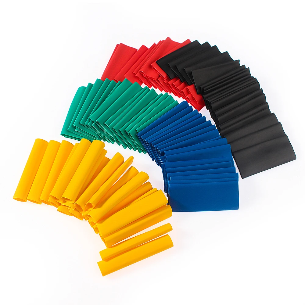 280-560 قطعة أنابيب الانكماش الحراري أنبوب مقاوم للحرارة قابلة للانكماش للكابلات وتغليف الانكماش لتقوم بها بنفسك عدة إلكترونية 2:1