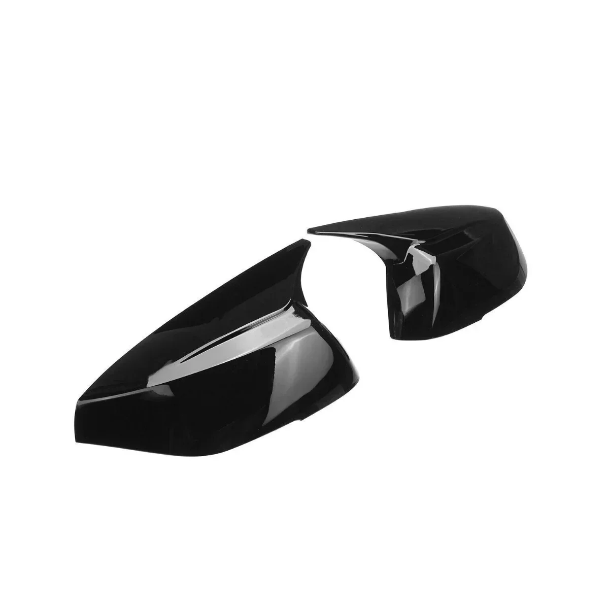 For Infiniti Q50 Q50S  Q70  Q60 QX30 2016 - UP Glossy Black Carbon Look Rear View Mirror Cap Cover Replacement Left & Right