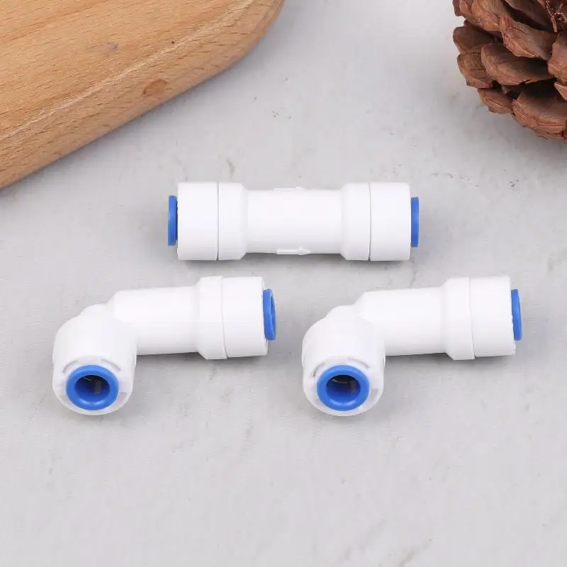 3PCS Single-piece Check Valve Connector 1/4