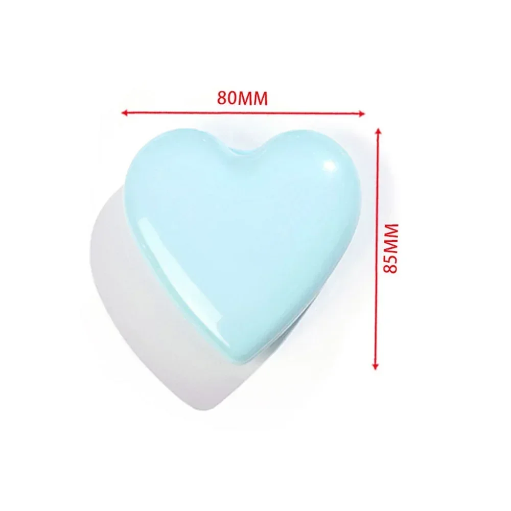 Mini Pocket Hair Brush Heart Shaped Folding Comb With Mirror Portable Head Massage Foldable Small Comb Travel Makeup Tool