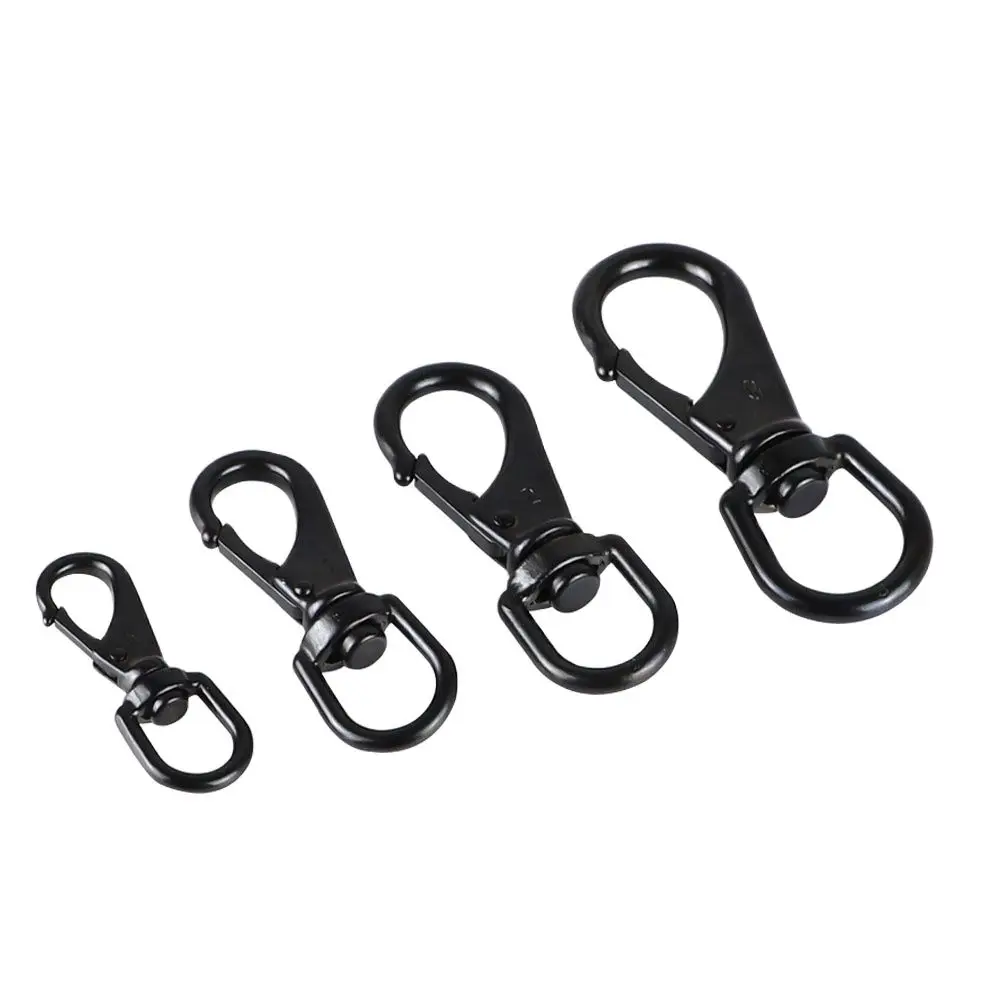 304 Stainless Steel blackened Cardan Hook Traction Rope Swivel Buckle Key chain Stainless Steel Swivel Hook key chain