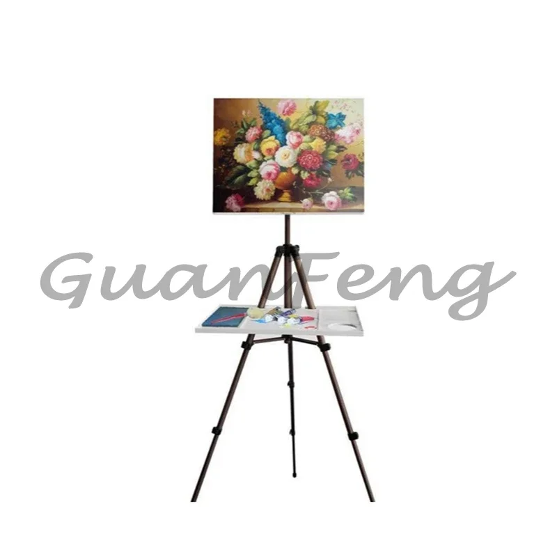 Aluminum Alloy Foldable Watercolor Easel Set, Art Easel with Canvas, Expandable Adjustable Support