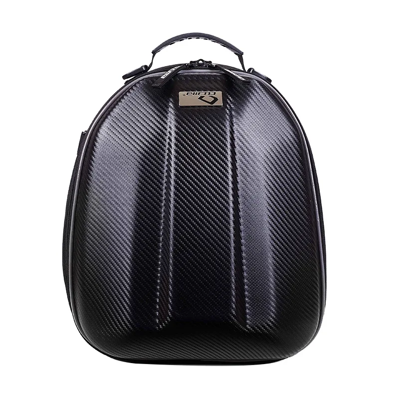 Motorcycle Tail Bag Hard Shell Rear Seat Bag Waterproof Expandable Helmet Backpack Motorbike Luggage