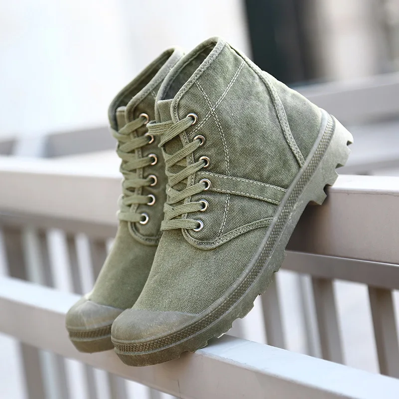 Autumn Early Winter Boots Men Canvas Shoes High top Casual Shoes Fashion Men\'s Boots Male Brand Ankle Botas A215