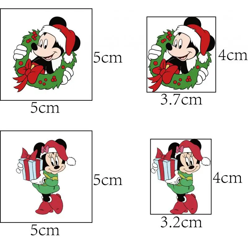 20Pcs New Disney Christmas Mickey Minnie Temporary Tattoo Stickers Cute Cartoon Mickey Waterproof Tattoo For Kids  Birthday Gift