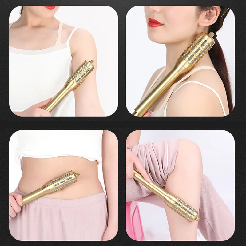 

Moxa Therapy Brass Moxibustion Rod Body Warm Acupoint Meridian Massage Brozen Copper Stick Health Care