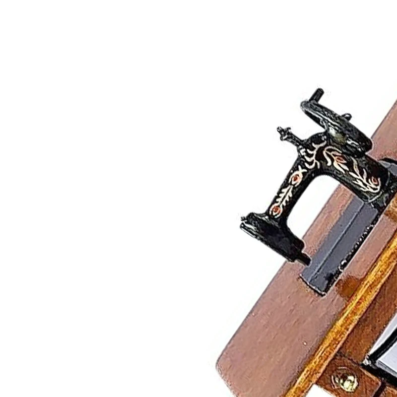 

1 шт. 1:12 мини-швейная машина – мебель для кукольного домика и модель домашнего декора своими руками