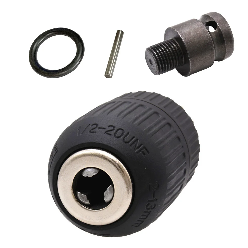 1 مجموعة 1 مجموعة تشاك كهربائي دائم ثلاثة الفك تشاك اليد ضيق الحفر محول ل تأثير الحفر المطرقة أداة استبدال أجزاء #2