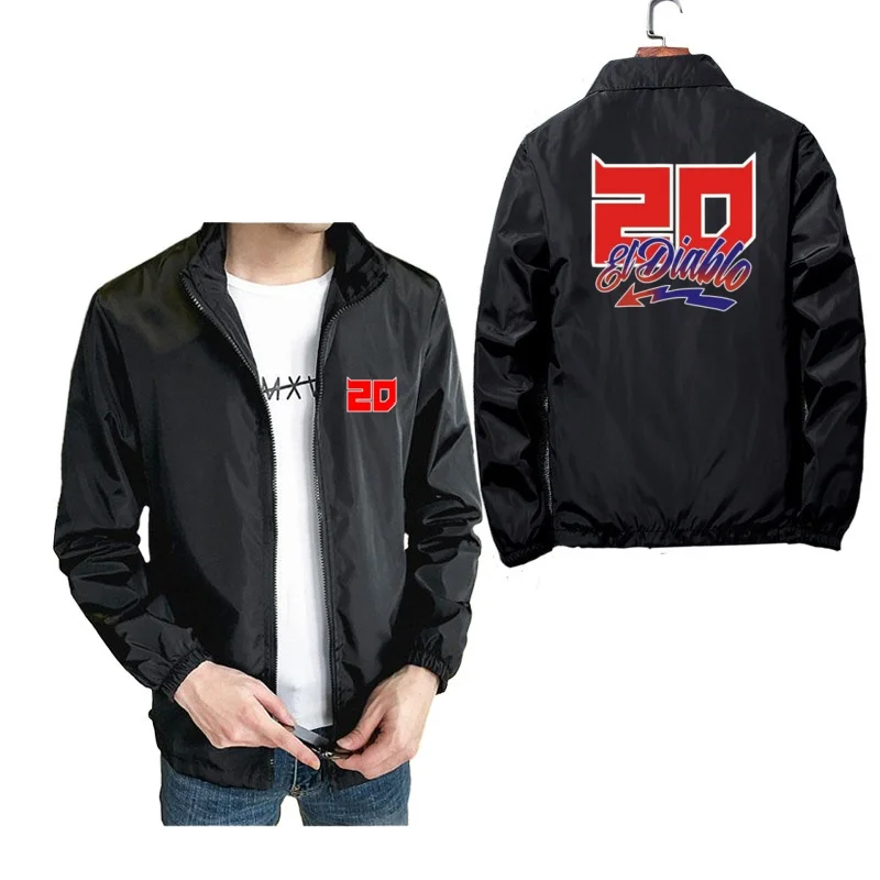 Fabio Quartararo Printed Mens Fall Pilot Jackets Winter T Shirt Bomber Windbreaker Baseball Zipper Jacket Coat 7XL