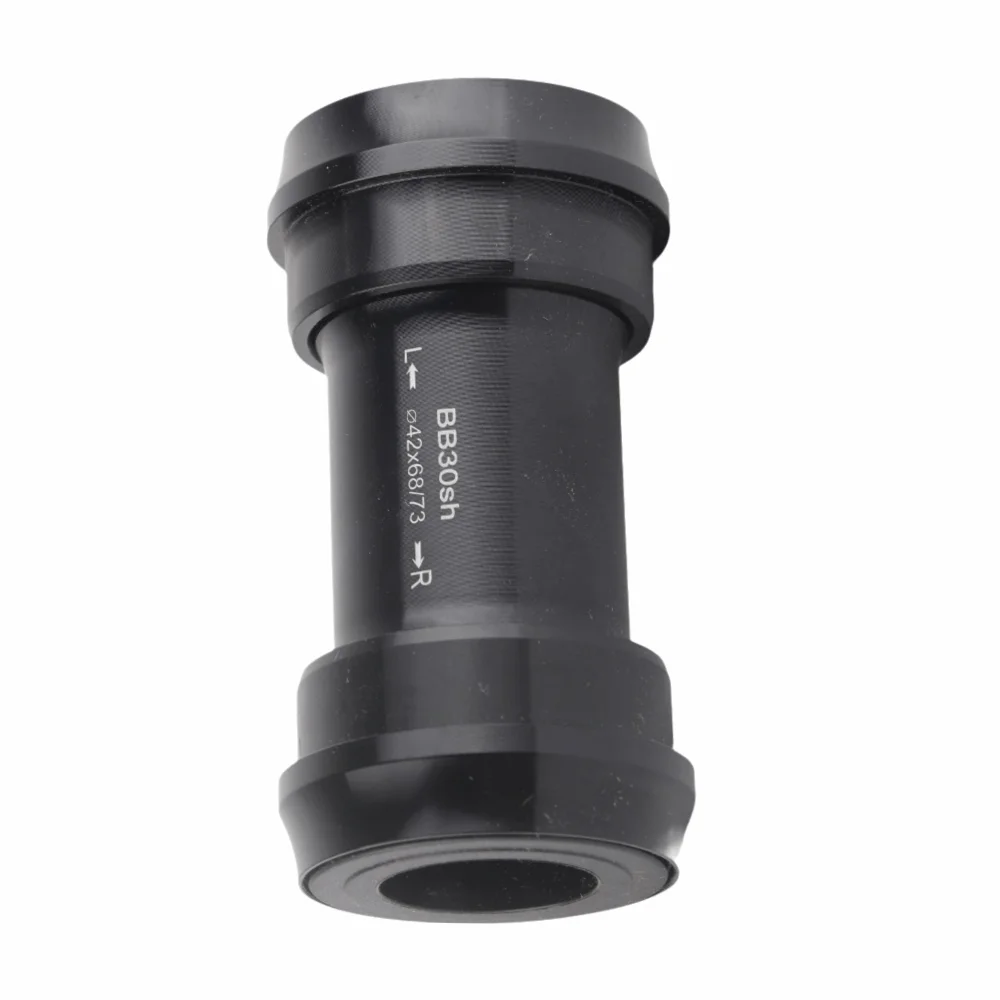 

24mm Press Fit Bearing Black Aluminum Alloy Bicycle Bottom Bracket Lightweight Sealed Bearing Bottom Bracket