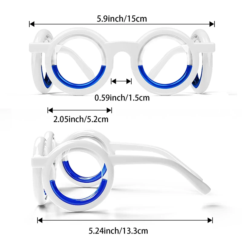 Tragbare Reisekrankheitsbrille, linsenlose Anti-Krankheits- und Anti-Schwindel-Brille mit Flüssigkeitsring, leichte Anti-Schwindel-Brille – Detail 2