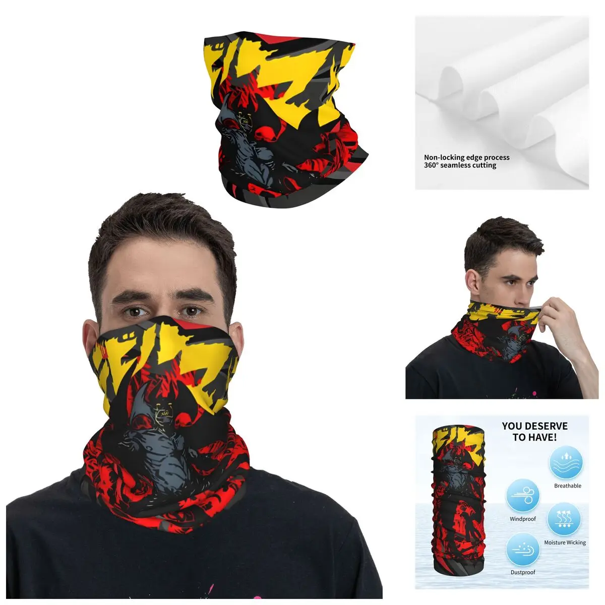 Mascarilla facial con estampado de Motocross para hombre y mujer, Bandana moderna con estampado de Motor, pasamontañas multiusos para ciclismo, Unisex y adulto, transpirable