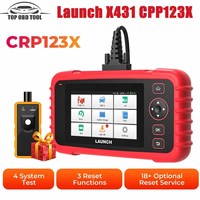 Launch X431 CPP123X OBD2 Scanner Engine + Transmission + ABS + SRS Professional Car Diagnostic Tools Automotive Scan pk CRP123E