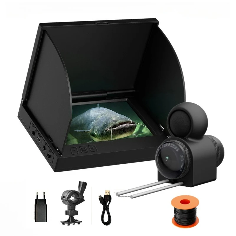 43-inch-night-vision-underwater-fishing-camera-hd-screen-fish-finder-monitor-15m-20m-30m-50m-cable-for-ice-underwater-fishing