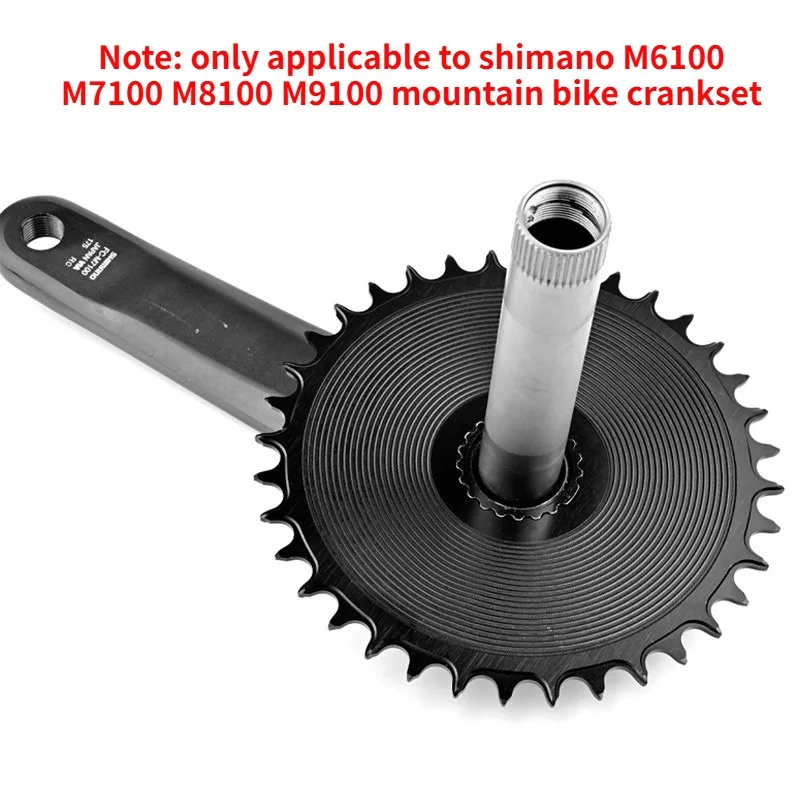 Direct mount chainring For Shimano M6100 M7100 M8100 M9100 Crankset 32T 34T 36T 38T 40T 42T 3mm offset chainring Narrow Wide - view 2