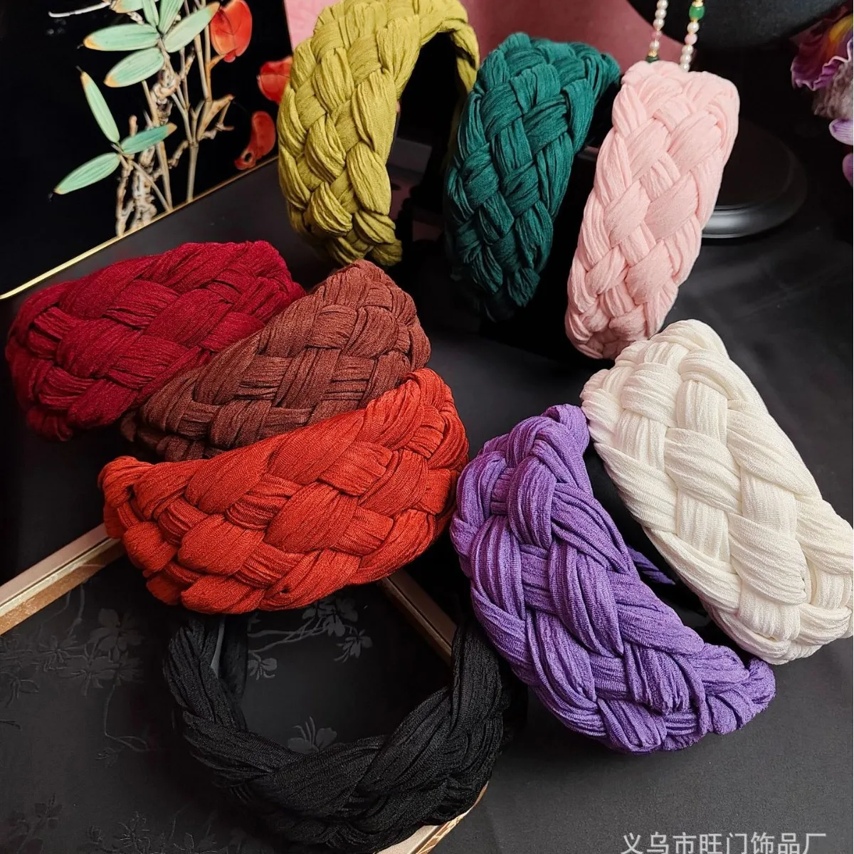 

Зимняя мода 202, однотонная повязка на голову с крестом для женщин и девочек, нескользящий гибкий обруч без зубов, аксессуары для укладки волос на лице, новинка