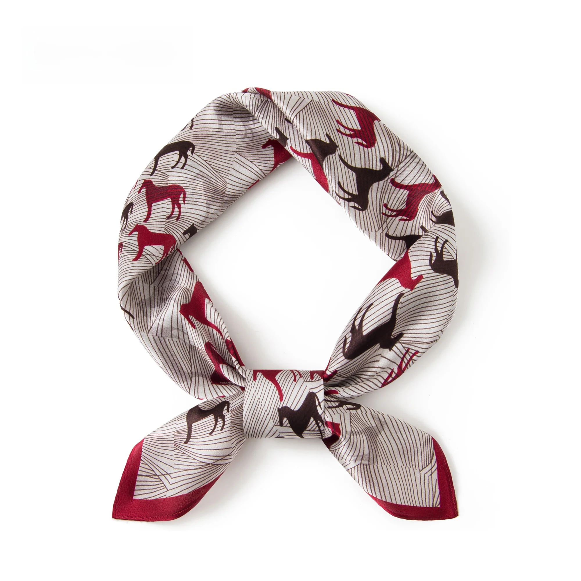 和風シルクスカーフ男性用紳士ファッション芸術的アクセサリーネックウォーマー2026新モデル桑シルク正方形スカーフ友人へのギフト