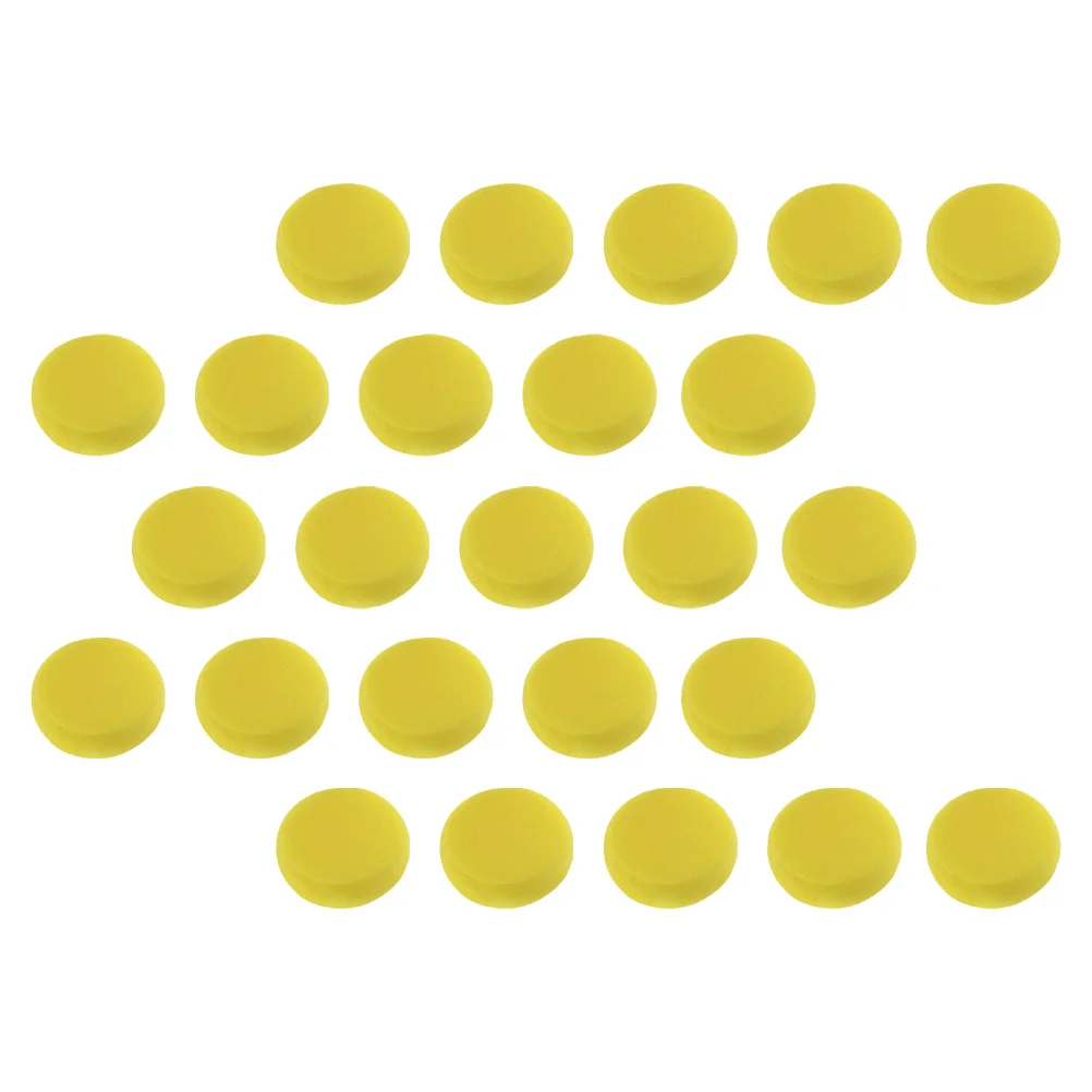 25 قطعة من أدوات الرسم الإسفنجية للفنانين المستديرة لرسم المشاريع الحرفية ذاتية الصنع تحفيز الإدراك بالألوان الإبداعية لوحة فنية