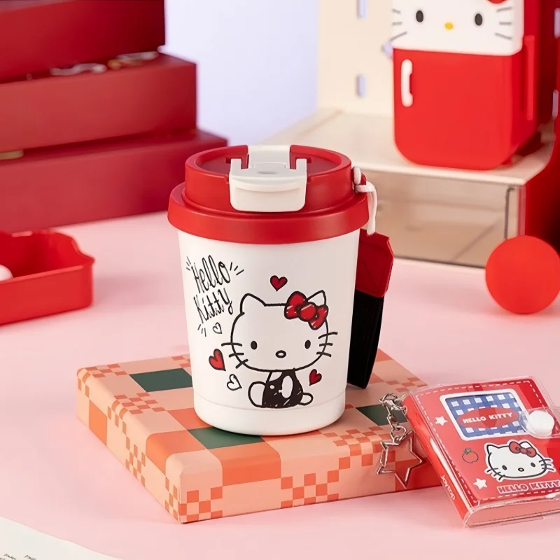 X&W Sanrio Insulated Cup Mini Pocket Coffee Mug 316 Stainless Steel Cartoon Breakfast Milk Thermal Mug Portable Travel Car Cups