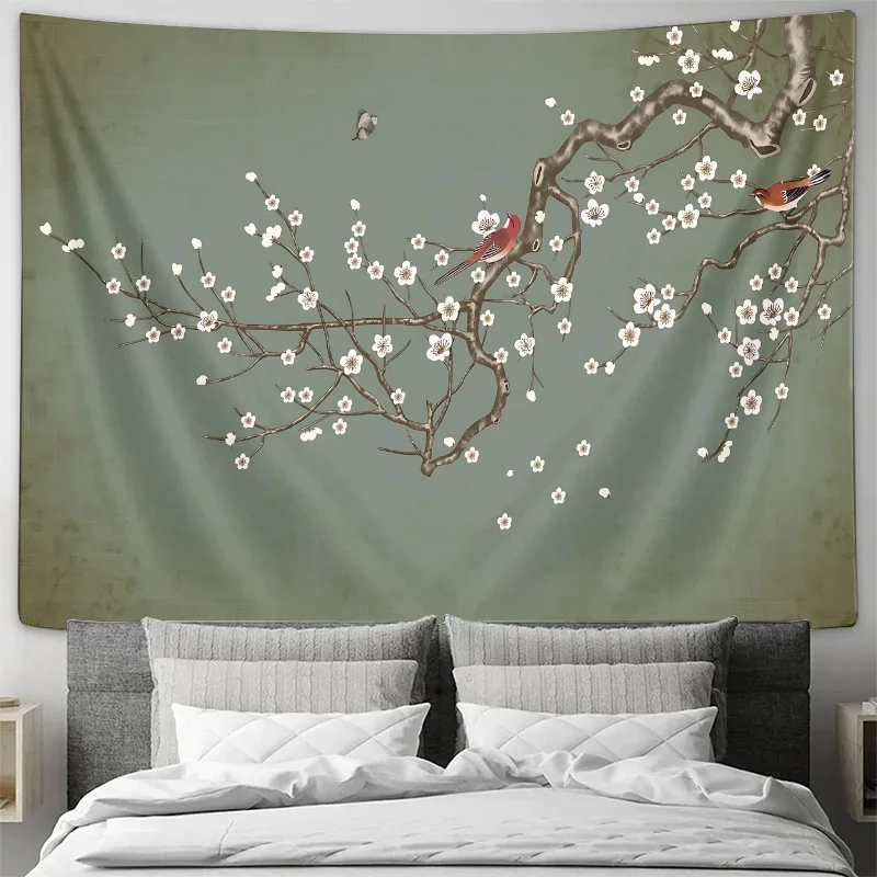 

Новый скандинавский стиль пейзажный гобелен настенная ткань современный простой домашний художественный настенный гобелен для гостиной спальни декоративный гобелен