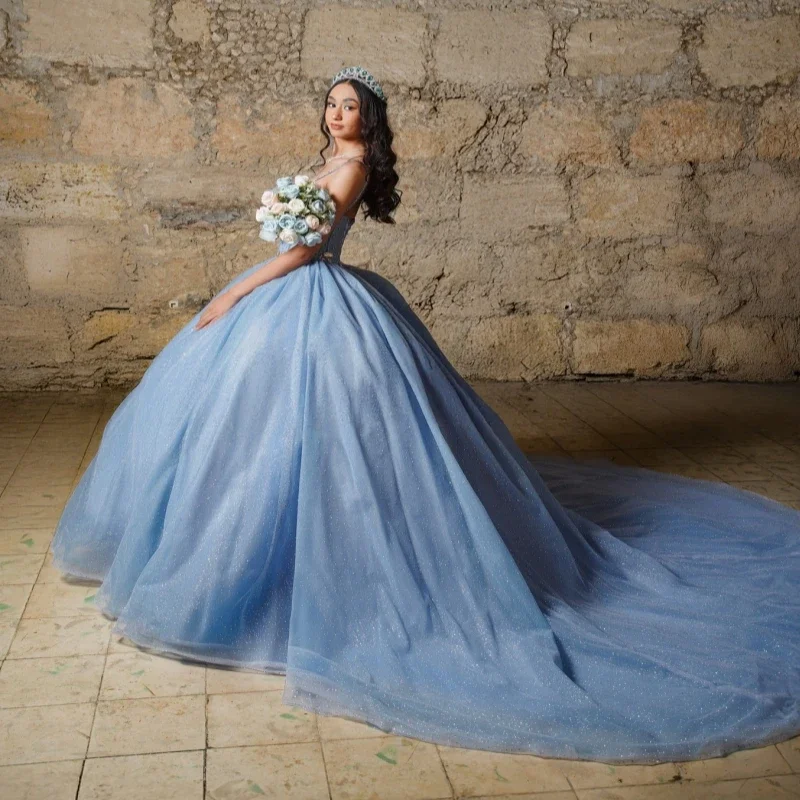 quinceanera dresses dark blue Navy Beaded Corset Quinceaera Dress Ball Gown Style #5141 Navy / 8 Perfect as your Prom Navy Blue Off the Shoulder