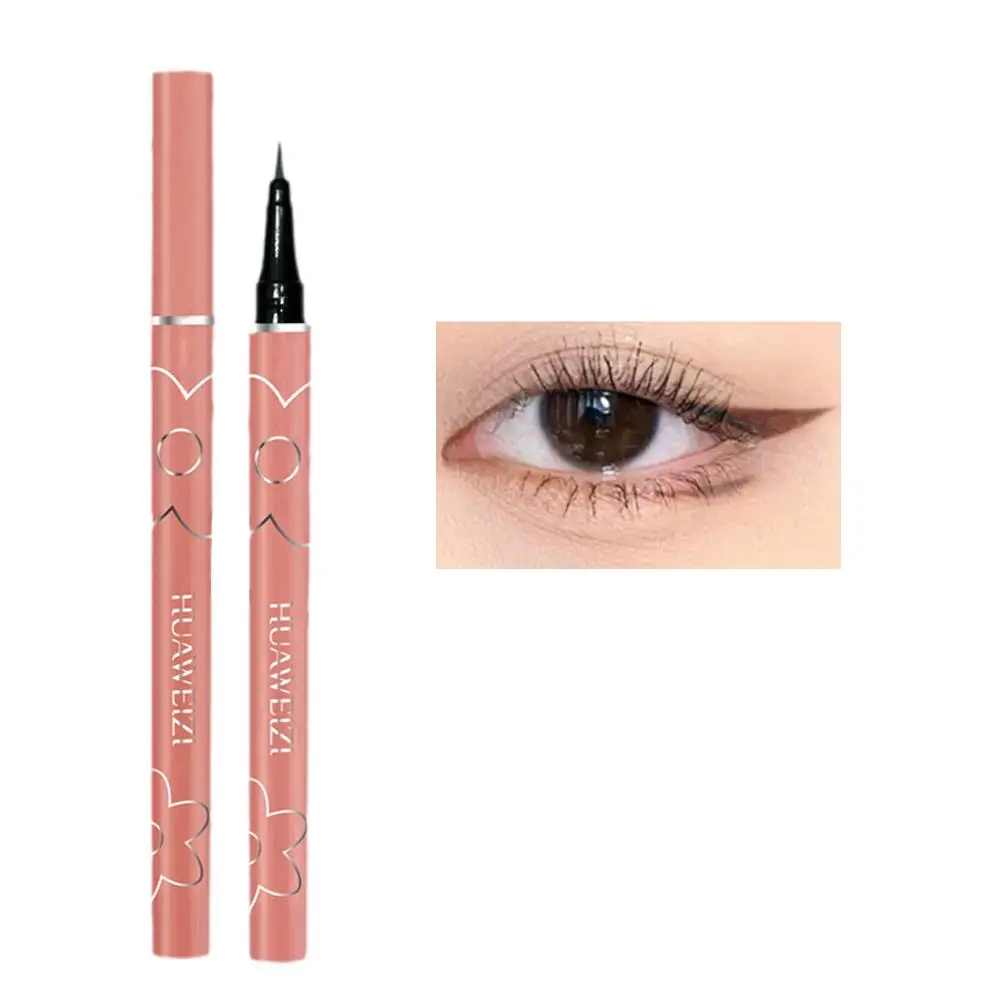 Ultra cienki wodoodporny Eyeliner w płynie koreański makijaż dla kobiet szybkoschnący, gładki Eyeliner długotrwały dolne rzęsy