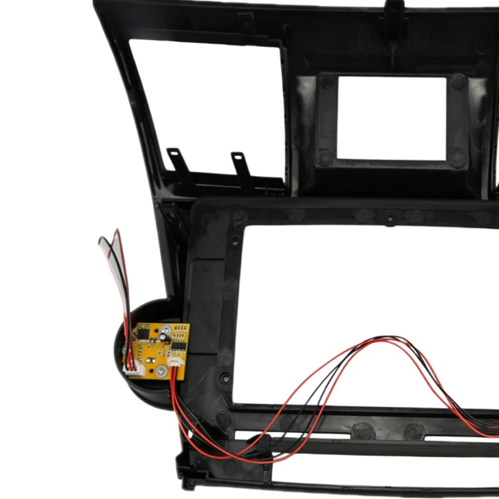 Car Radio Fascias Frame For Toyota Highlander Kluger 2010 10.1 inch 2DIN Stereo Panel Harness Wire Power