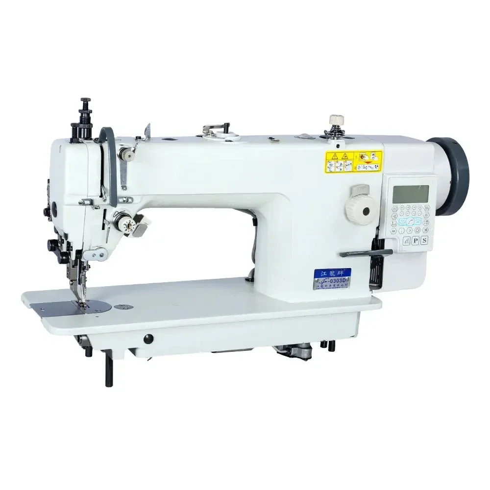 Hot sales flat bed Computerize automatic pressure foot compound feed lockstitch industrial sewing machine