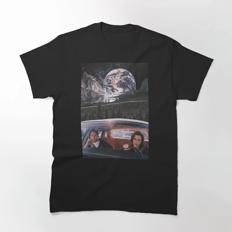 The Truth is Out There Sci fi tv series The X Files Gift t shirt 0305 Retro Alien movie Graphic clothes All size tops S-6XL