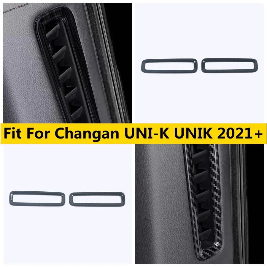 

Front Dashboard Upper Air Conditioner Vent AC Outlet Decor Frame Cover Trim For Changan UNI-K UNIK 2021 - 2024 Car Accessories