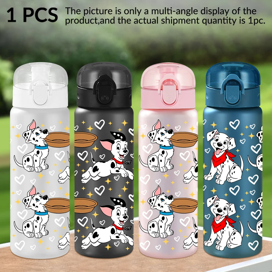 

1 шт., пластиковая бутылка для воды Disney Dalmatian Love, 26 унций, спортивная чашка для воды на открытом воздухе, подарок на день рождения/зад в школу