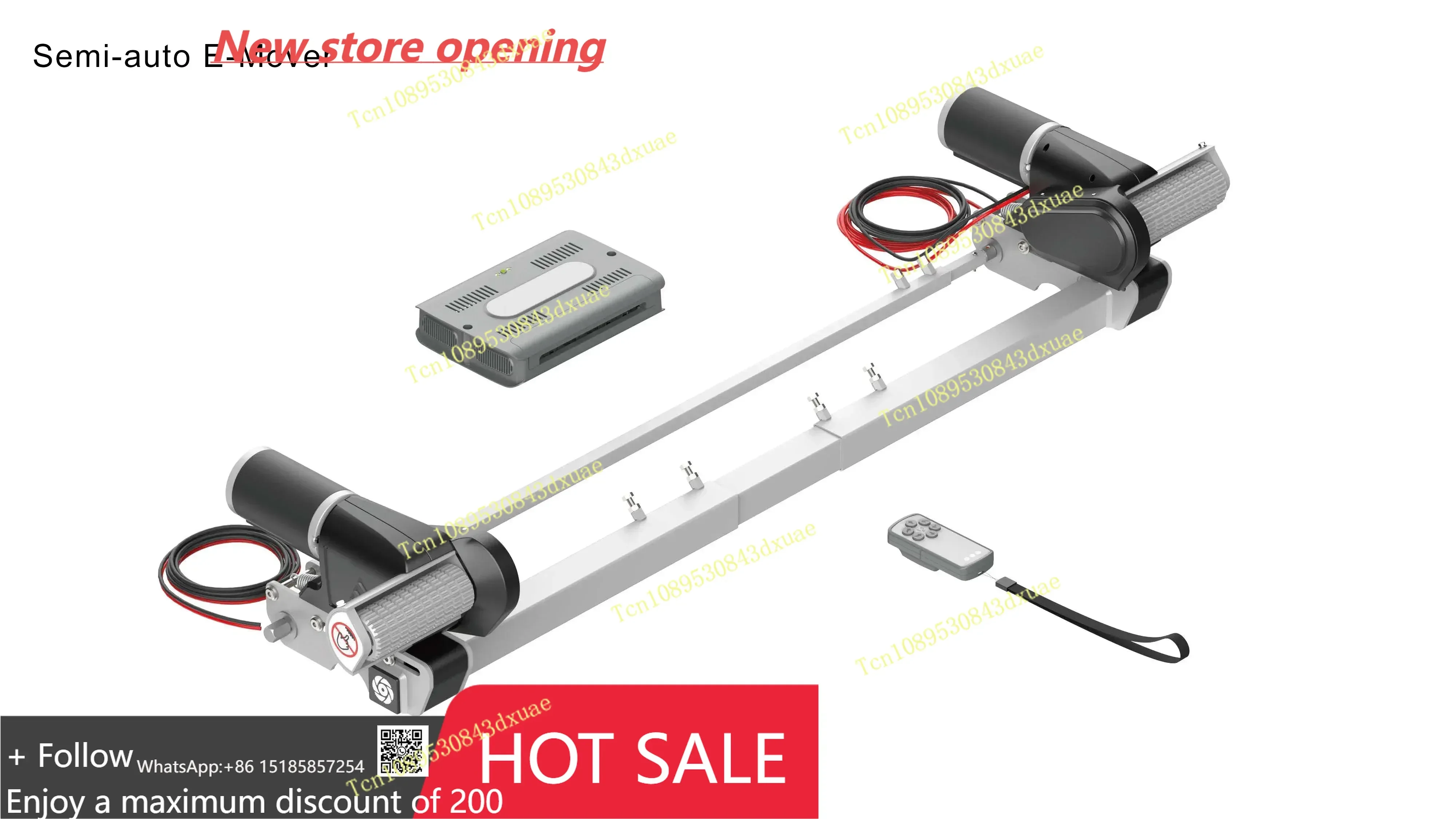 （ Advance deposit）Single Twin Axle Chain Driven Heavy Duty Electric Caravan Mover Kit