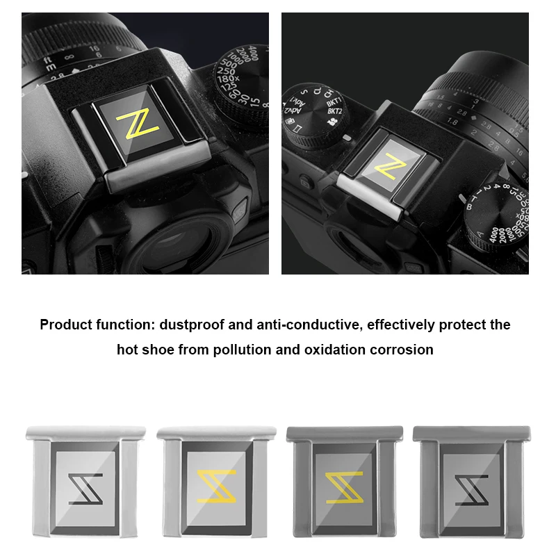 New CNC Camera Cold Hot Shoe Cover For Nikon SLR D850 D7500 D7200 D5600 Micro Single Z5 Z6 Z7 Z9 Z6ii Z7ii Camera Accessories