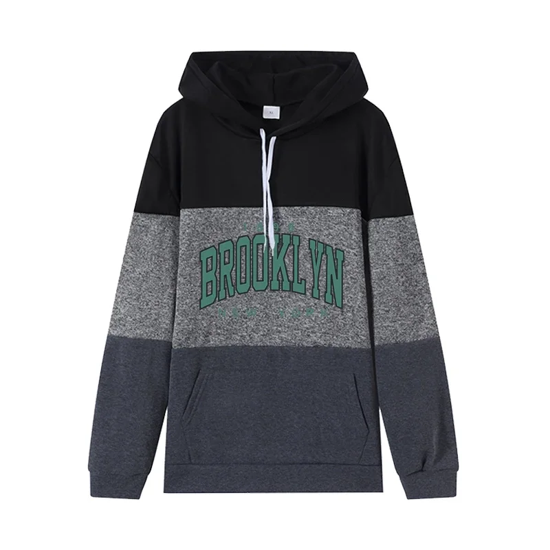 أنثى المنزل في الهواء الطلق الراحة فضفاضة البلوز بروكلين الأزياء هوديس للمرأة خريف شتاء اليومية عارضة رياضي قمصان سويت شيرت بقلنسوة